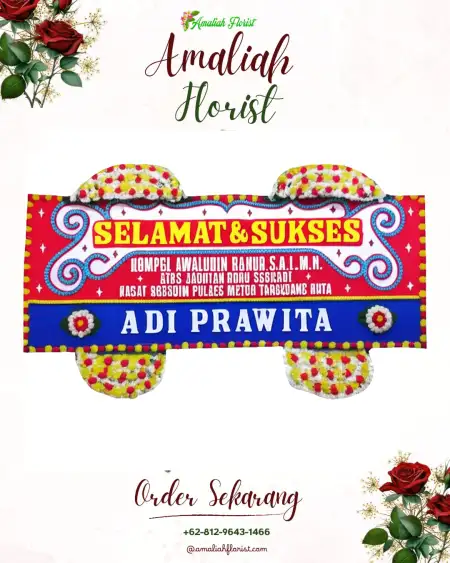 Papan Bunga Ucapan Selamat Brabo