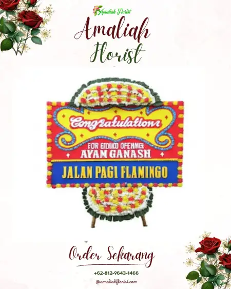 Sewa Papan Bunga Brabo
